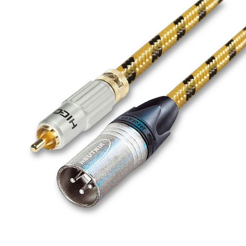 Locking rca mono male xlr - locking,