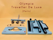 Typewriter for Parts Olympia Traveller Deluxe Blue Manual Typewriter Parts