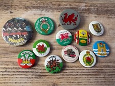 Vintage Wales Pin Badge Job