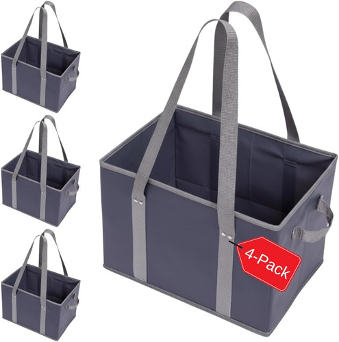 4pk reusable grocery bags - 4pk,