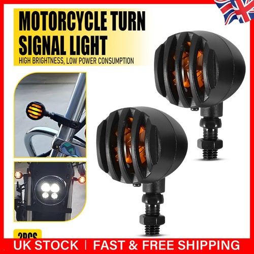 Black led bullet turn signals - led,