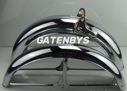 Chrome front rear mudguard - rear,