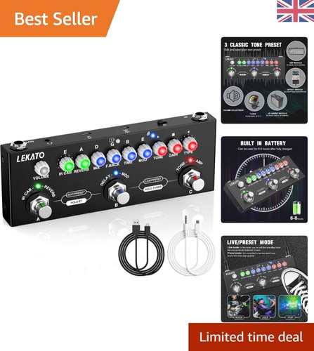 Guitar effects pedal with - effects,
