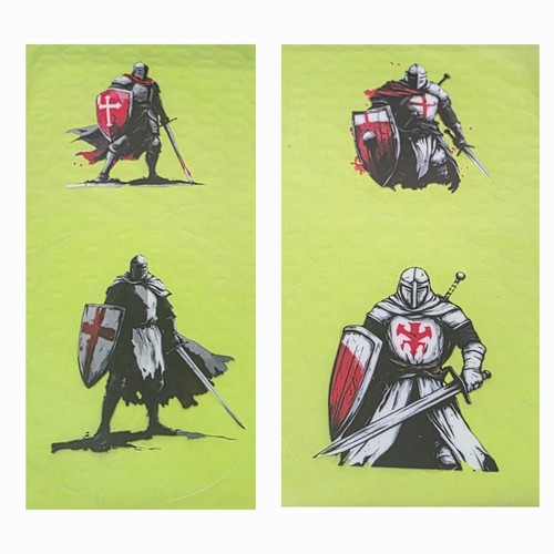 1pc knights templar christian - 1pc,