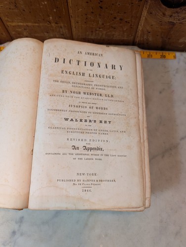 American dictionary noah - an,