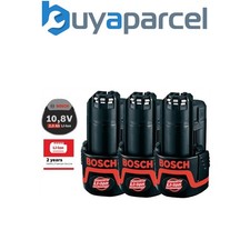 3 X Bosch 12v / 10.8v Lithium