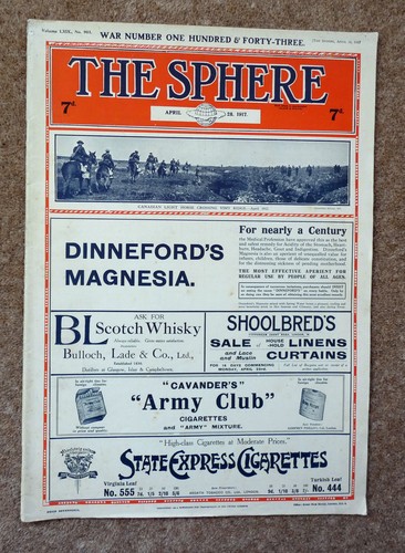 Sphere magazine ww1 april - ww1,