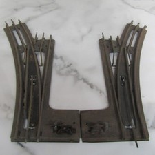 Hornby O Gauge 3 Rail Electric 2ft Radius Points Solid Base - lot 1