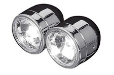 Twin headlights chrome Yamaha