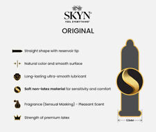 LATEX FREE Mates SKYN Condoms, Non Latex, Discreet & Private 12, 24,48,100,144