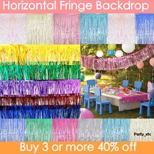 Foil Tinsel Fringe Bunting
