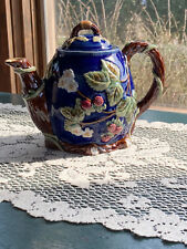 Vintage Majolica Teapot