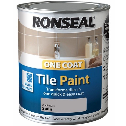 Ronseal one coat tile paint - coat,