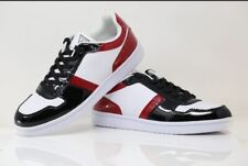GUESS GM Leazy White Black Red Men Trainers Shoes UK Size 9 No Box New 