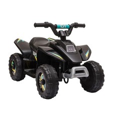 Kids Electric Ride on Quad Bike Childrens 6V Car Big Wheels 18-36 Months Black