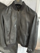 Belstaff Men'sBlack Leather