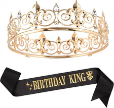 Birthday King Crown and Sash