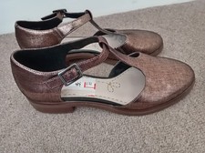 CLARKS Ladies T Bar Flat Shoes