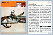 Brown Bess - Warfare - British Heritage Edito-Service SA 1979 Card