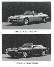 JAGUAR XJS 4.0 & 6.0 LITRE CONVERTIBLES 1995 PUBLICITY B/W PHOTOGRAPH
