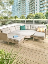 Sahara 8-Piece Multi Position Corner Set Outdoor Garden & Patio Furniture