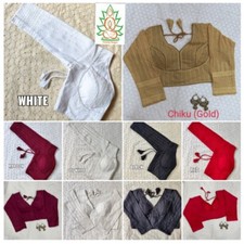 Hakoba Long Sleeve Ready Stitched Blouse for Women Girls Saree Sari Lehenga Tops