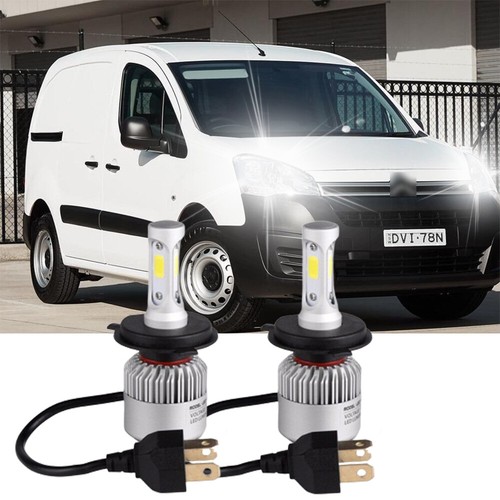 Led headlight bulbs white - h4,
