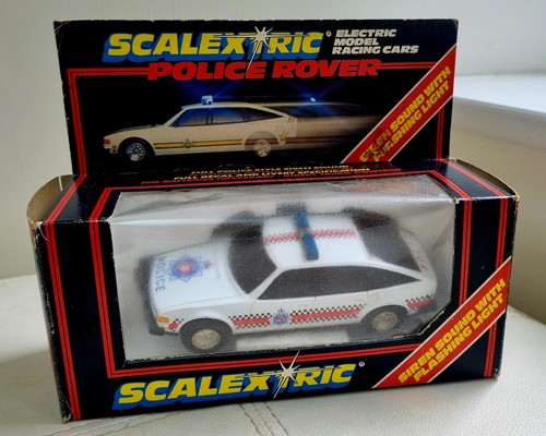 Scalextric 315 police rover - scalextric,