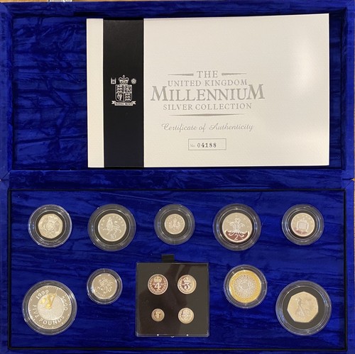 Royal mint millennium - mint, silver