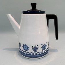 Vintage Enamel Coffee Tea Pot