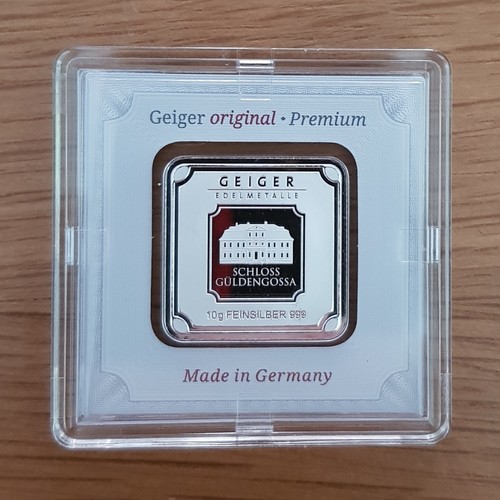 10g silver geiger bar - 10g,