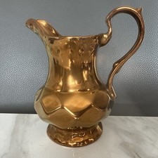 VINTAGE WADE COPPER COLOURED LUSTRE WARE JUG