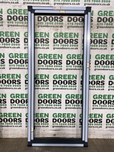 Aluminium grey back door - back,