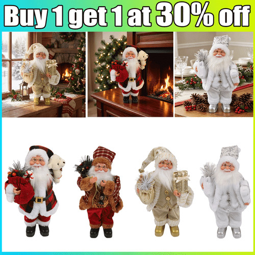 30cm standing santa - standing, claus