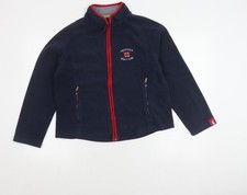 Joules Women's Blue Fleece Jacket Size 14