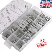 200x Assorted Coil Spring Small Metal Steel Expansion Compressed Springs