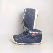 Lee Cooper Denim Hi Tops - UK 9 - Blue - Good Used Condition -