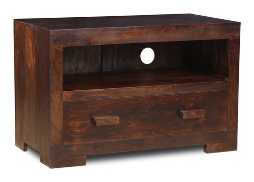 Solid mango wood media - solid,