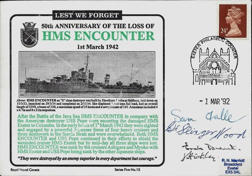 Fdc navy signed - navy,