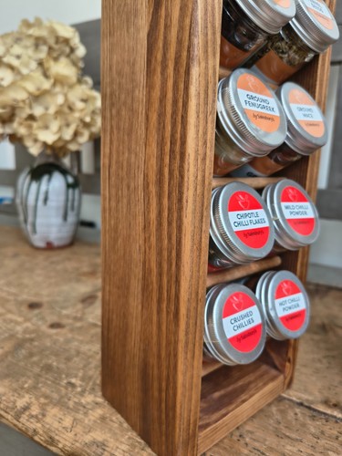 Wall mounted spice rack - spice,