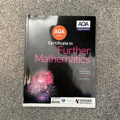 Further mathematics aqa level - further,