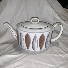 Susie Cooper Hyde Park Bone China Teapot, C912 Made In England