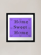 Home Sweet Home Framed Art