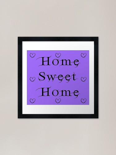 Home sweet framed art - home,