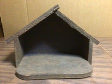 Rustic Wooden Nativity Stable