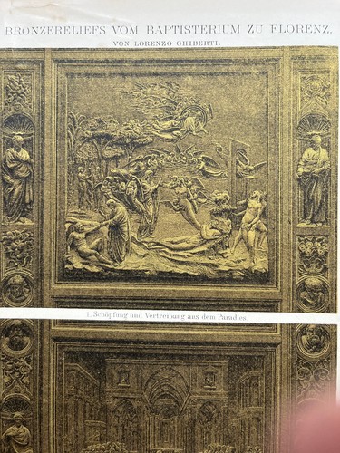 Antique chromolithograph - , of