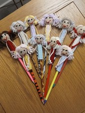 Hand Knitted Pencil Toppers