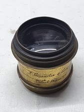 J Lancaster & Sons 1/4 Plate Bellows Lens 1885 (B64)