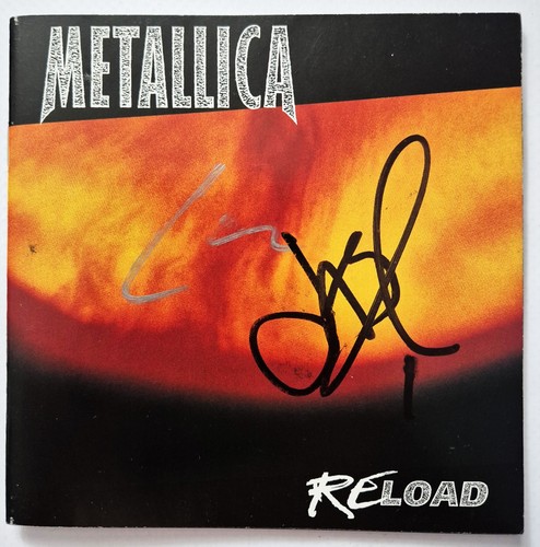 Metallica reload signed by - reload,