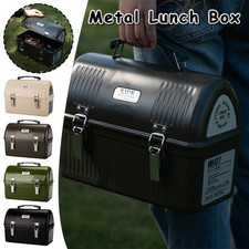 Vintage Metal Lunch Box Retro